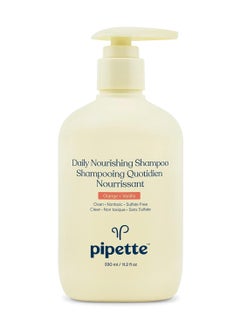 pipette Nourishing Shampoo Tear Free Shampoo for Kids, Adds Moisture,Orange + Vanilla Aroma, 11.2 fl oz  - Image 1
