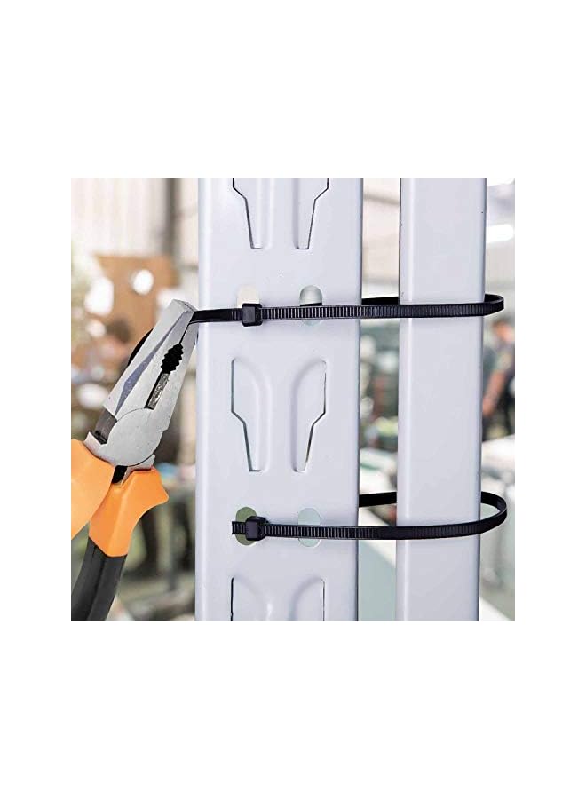 promass 100 Pack Cable Zip Ties Heavy Duty 12 Inch, Premium Plastic Wire Ties with 50 Pounds Tensile Strength, Multi-Purpose Self-Locking Black Nylon Zip Ties for Indoor and Outdoor - Image 2