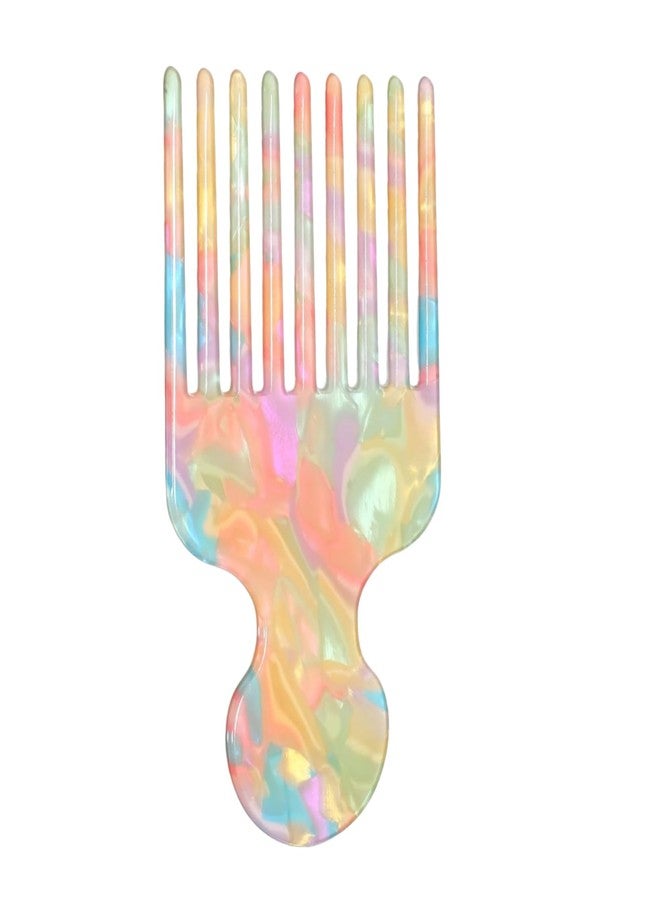 WaigN Hair Pick Comb, Wide Tooth Comb for Curls, Hair Picks for Women, Long Tooth, Detangling Lifting, Styling Tool (4.8 Inches） - Image 1