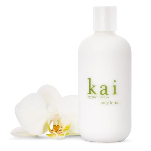 kai body lotion - a nourishing shea butter body lotion scented with fresh & light gardenia wrapped in white exotics, 8 oz | supple, glowing skin, vegan, clean. inspired by memories of Hawaii - Image 1