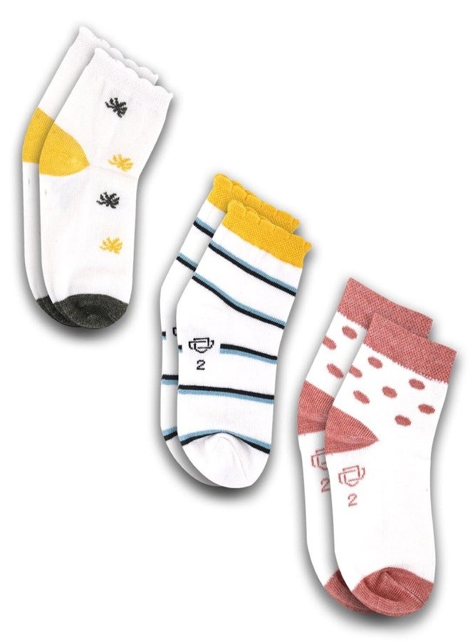 Dollar Kids Socks For Boys & Girls In Blended Cotton (Pack Of 3) - Image 1