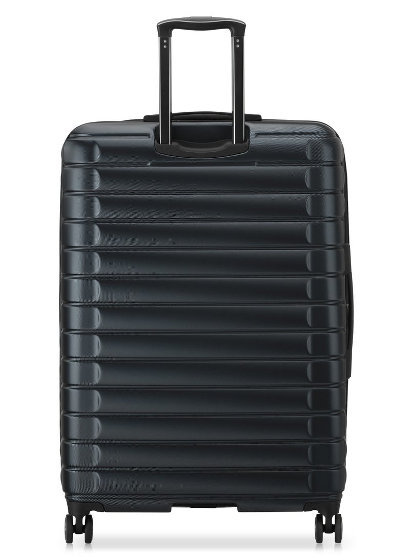 ديلسي _باريس حقيبة سفر بعجلات مزدوجة قابلة للتوسيع مقاس  سم - أسود - Image 3