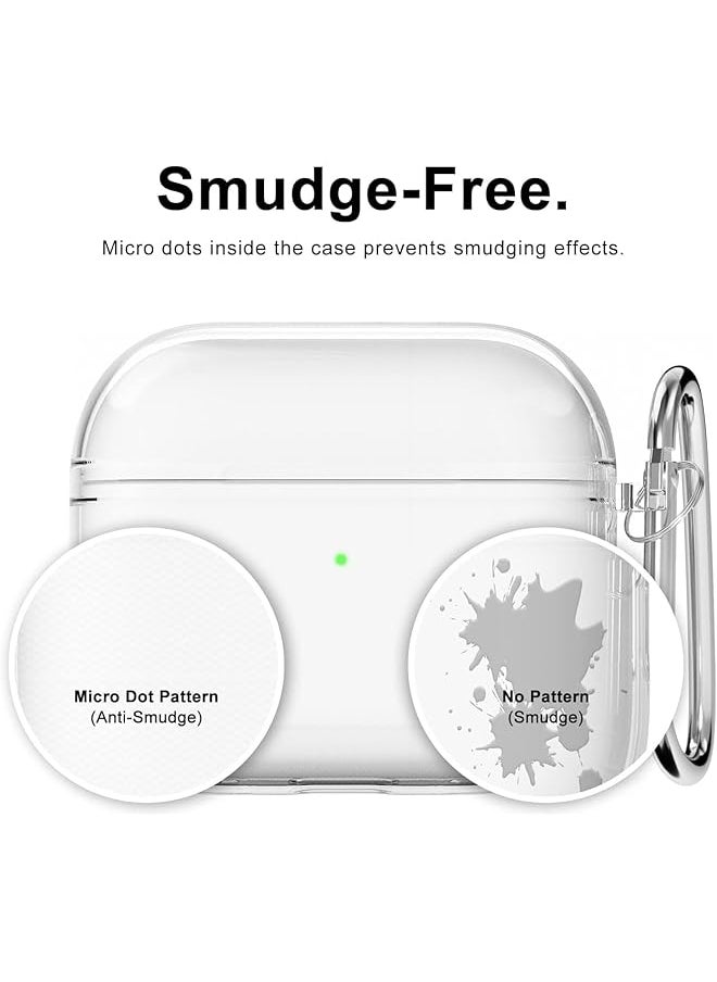 erorex - Case Compatible With Airpods 4 With Keychain Soft Clear Tpu Shockproof Wireless Charging Cover For Airpods 4Th Generation Reduced Yellowing Full Protection - Image 1
