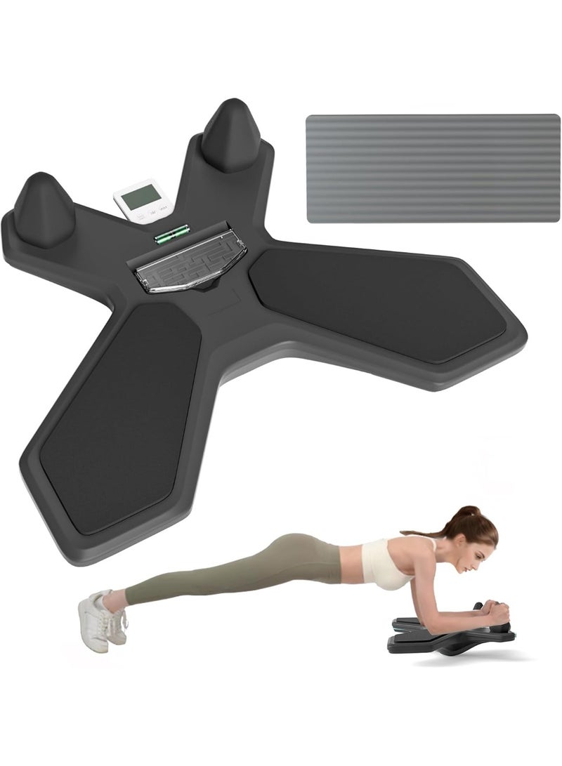 Arabest Balance Board Maze Game for Core Workout, Portable Pure Plank Support Board with Timer, Multifunctional Core & Stability Training Equipment for Home Gym - Image 1