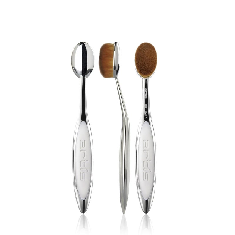 Artis Artis Elite Oval 6 Brush | Oval Makeup Brush | Luxury Synthetic Foundation Brush | Ideal For Foundation, SPF, Skincare | Use With Liquids, Powders, and Creams | Creates Airbrush Finish