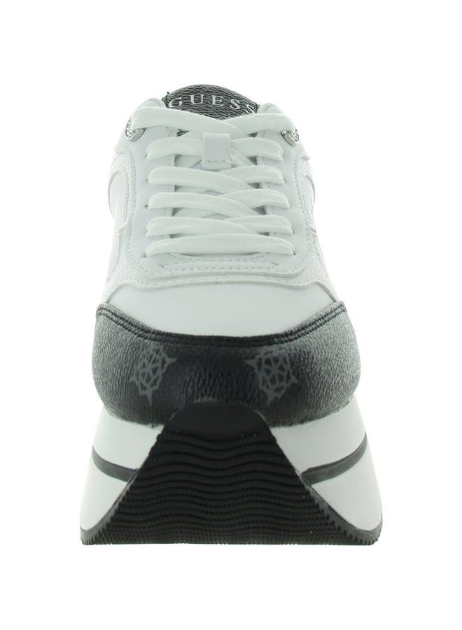 Guess Women's CAMRIO Sneaker, White/Black Logo 142, 6 - Image 2