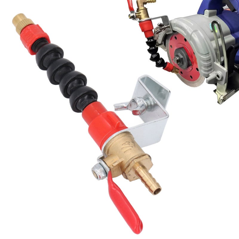 Cutting Machine Accessory: Lightweight Durable Water Cooling Attachment - Adjustable Water Flow Boosts Cutting Performance, Minimizes Dust Exposure for Healthy Environment for Tile Stone Metal Cutting - Image 3