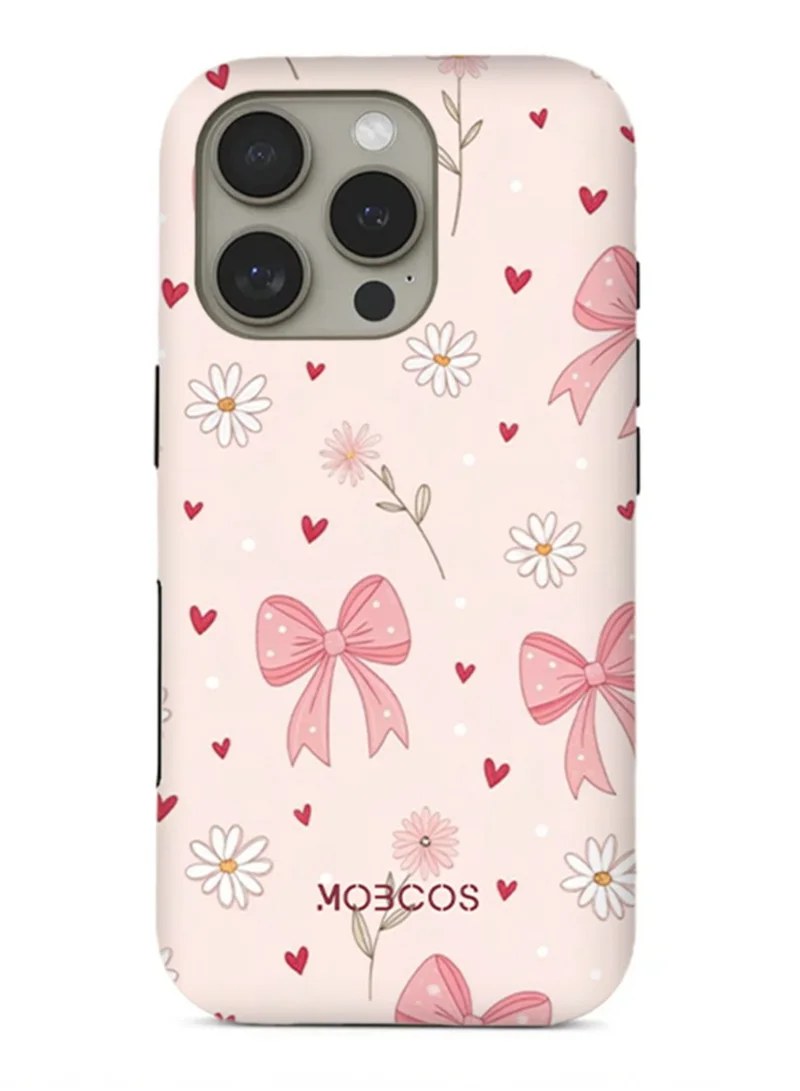 Mobcos Mobcos iPhone 16 Pro Sweetheart Garden Premium Case Compatible with Hybrid Dual-Layer Hard Shell + Silicone Protection - Scratch-Resistant Shockproof Mobile Cover