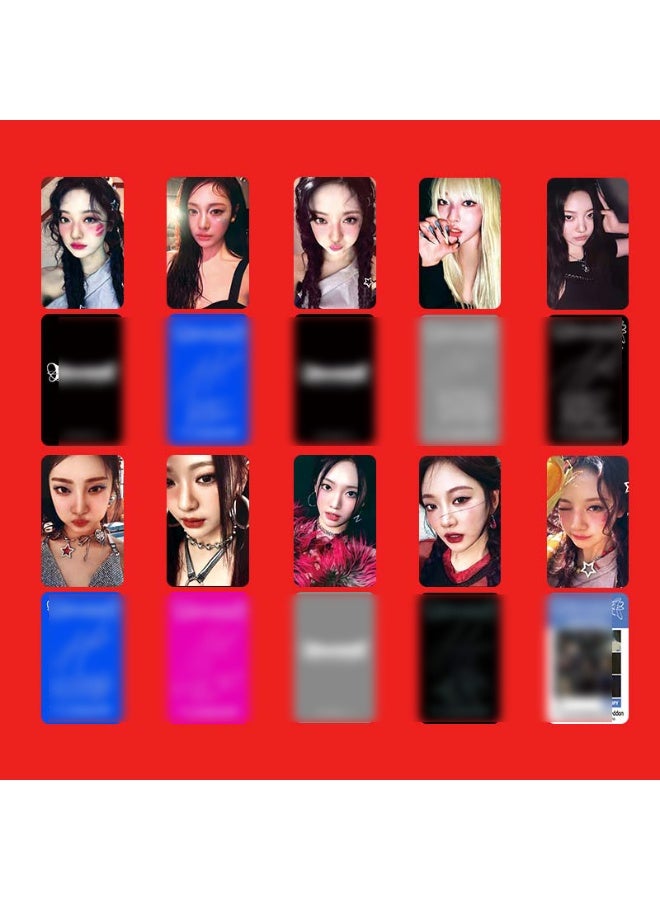 NIBEMINENT 10 Pcs Kpop AESPA - NINGNING ARMAGEDDON Lomo Cards Card For Fans Collection Gifts - Image 1