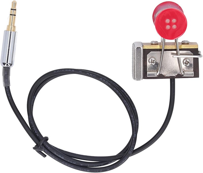 Mini CW Key Automatic Morse Morse Code Keyer Shortwave Morse Telegraph Key Lambic Double Paddle Morse Code Key - Image 2