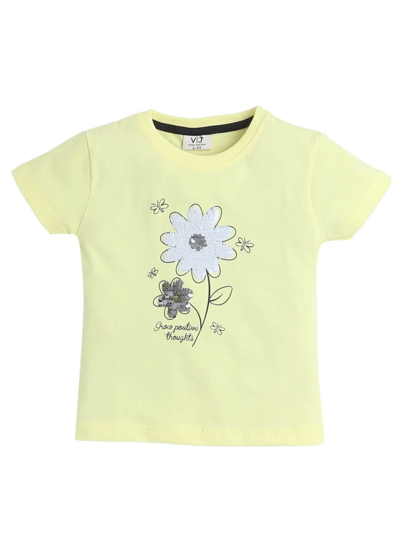 victor and jane Victor and Jane - Printed T-shirt and Pyjama Set