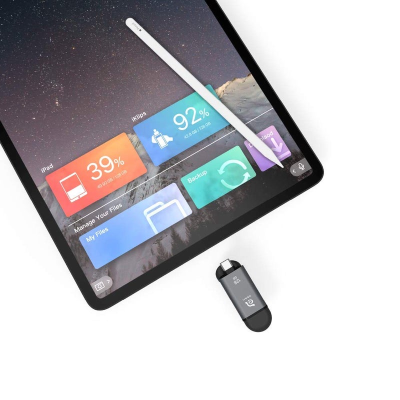 آدم إليمنتس فلاش درايف 2 في 1 بمنفذ USB. - Image 2