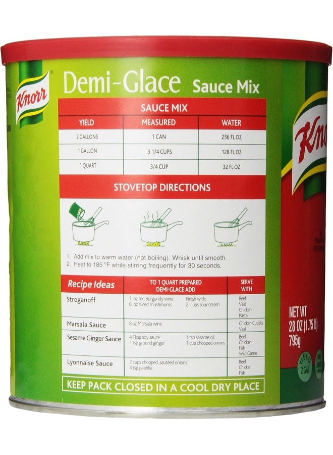 Knorr خلطة صلصة كنور ديمي غلاس، علبة 28 أونصة - Image 2