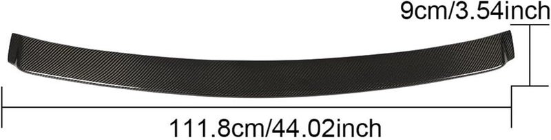 DEMULAX Carbon Fiber Rear Trunk Spoiler for BMW 3 Series - Image 2