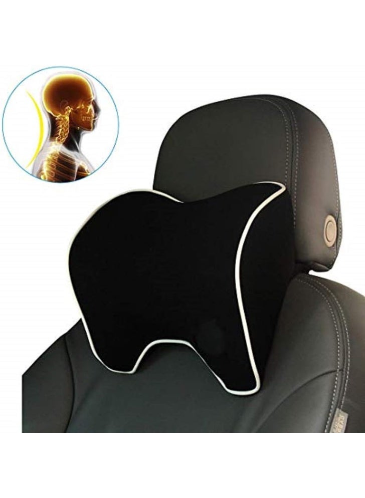 Womdee Car Neck Support Pillow for Neck Pain Relief When Driving,Headrest Pillow for Car Seat with Soft Memory Foam  - Image 2