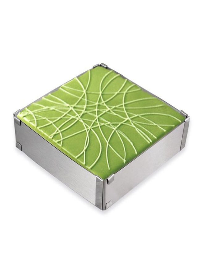 Stainless Steel Adjustable Cake Ring Silver 28centimeter - Image 2