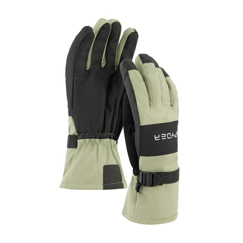Spyder Womens Insulated Ski Gloves, Sage, S - Image 1