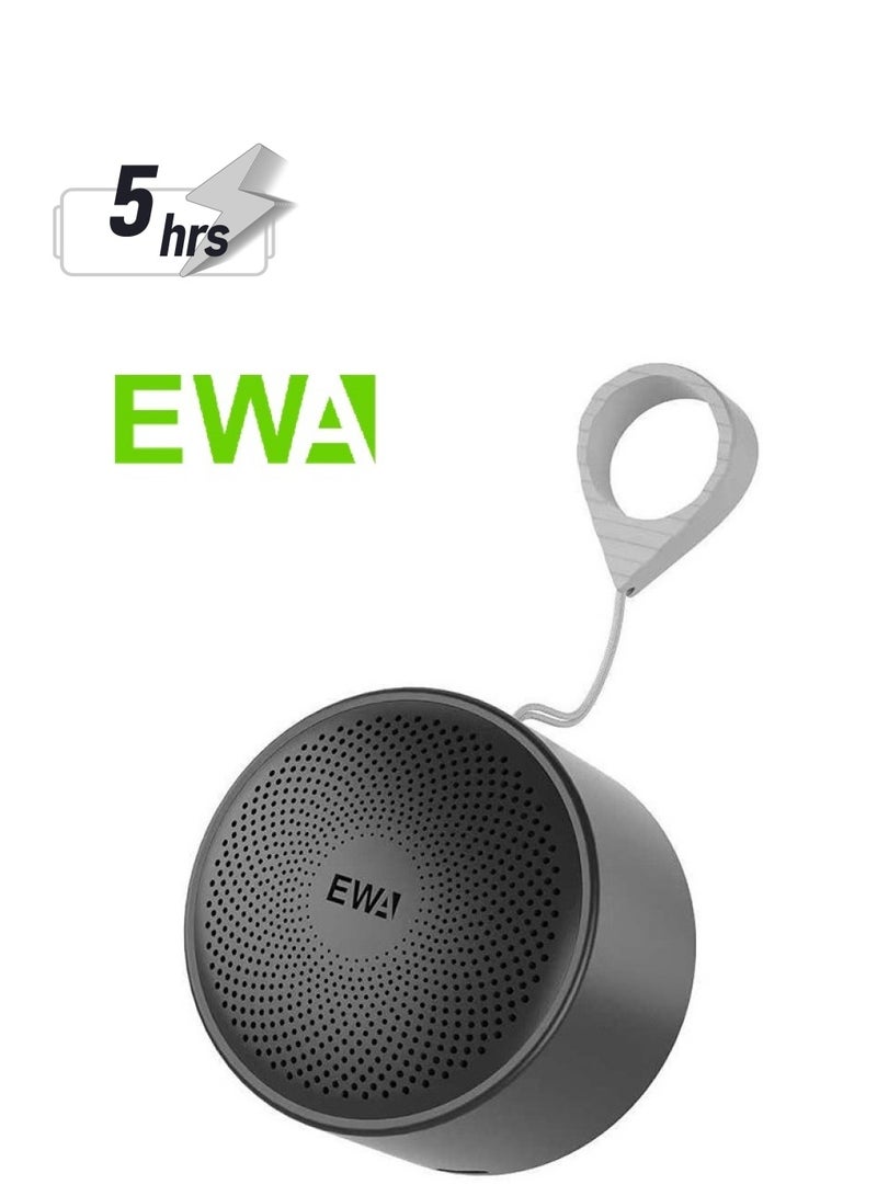 EWA مكبر صوت بلوتوث محمول EWA A124 TWS صغير في الهواء الطلق مقاوم للماء IPX5 (أسود) - Image 1