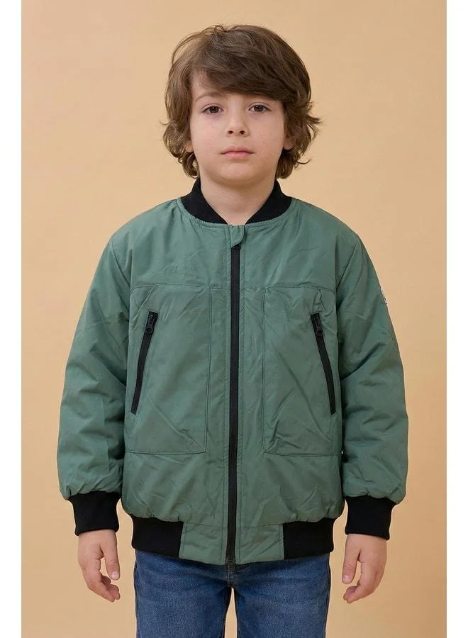 Perendi Emblem Boys' Bomber Jacket