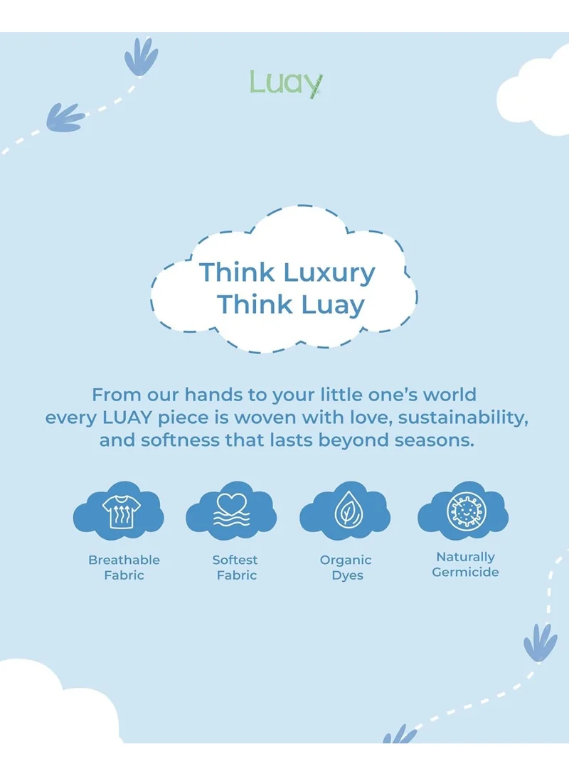 Luay White Boys 100% Cotton T-Shirt & Shorts Set | Summer Casual Outfit for Kids & Toddlers | Soft Breathable Fabric | Cartoon Car Print | Light Blue & Blue for Men | Best Price UAE