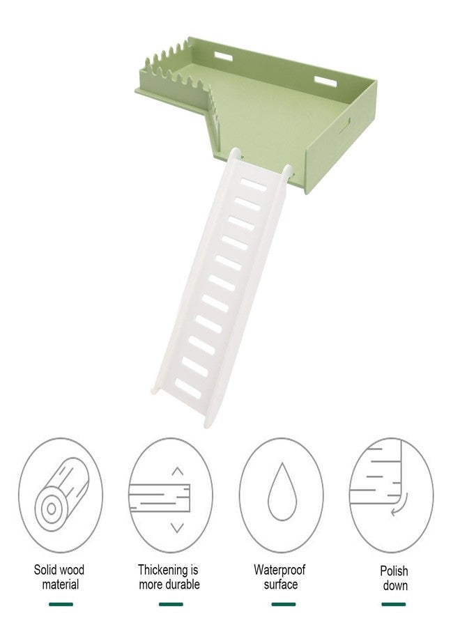 Asixxsix Hamster Play Platform, Plastic Hamster Platform with Ladder, Small Animals Standing Platform, Hamster Stand Platform Toys, Small Animal Cage Standing Platform for Guinea Pig - Image 4