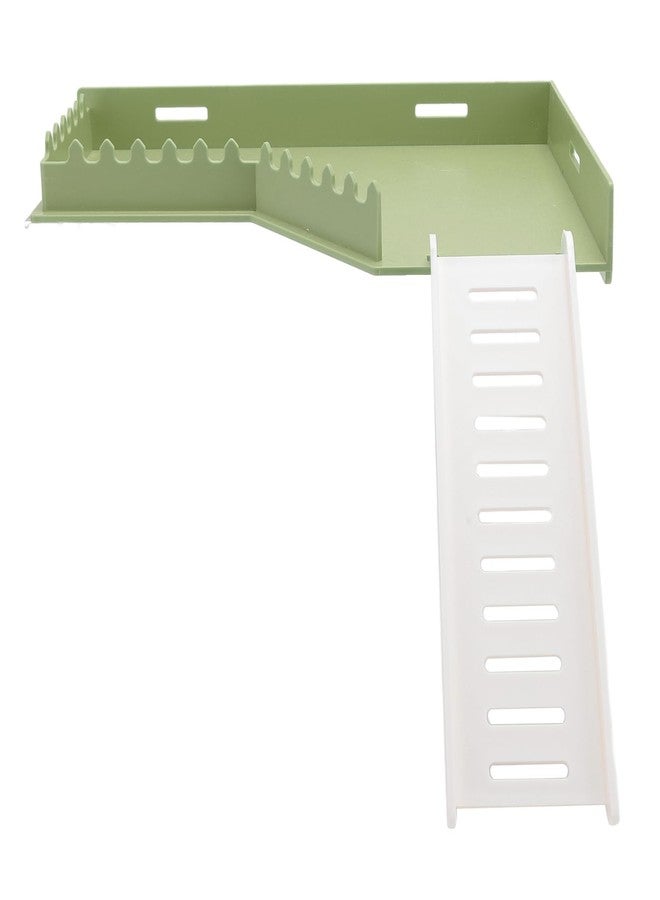 Asixxsix Hamster Play Platform, Plastic Hamster Platform with Ladder, Small Animals Standing Platform, Hamster Stand Platform Toys, Small Animal Cage Standing Platform for Guinea Pig - Image 1