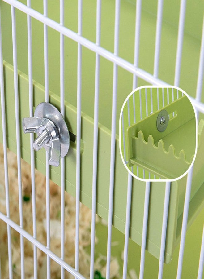 Asixxsix Hamster Play Platform, Plastic Hamster Platform with Ladder, Small Animals Standing Platform, Hamster Stand Platform Toys, Small Animal Cage Standing Platform for Guinea Pig - Image 5