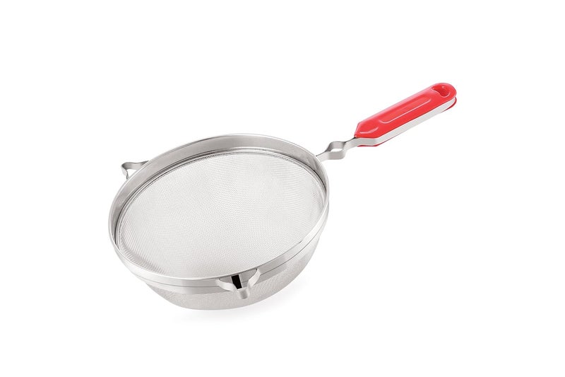 Tosaa Stainless Steel Juice Strainer Stainless Steel Soup & Juice Strainer- Big Tea STRAINERS(8) 34L x 20.5W x 7H Cm - Image 2
