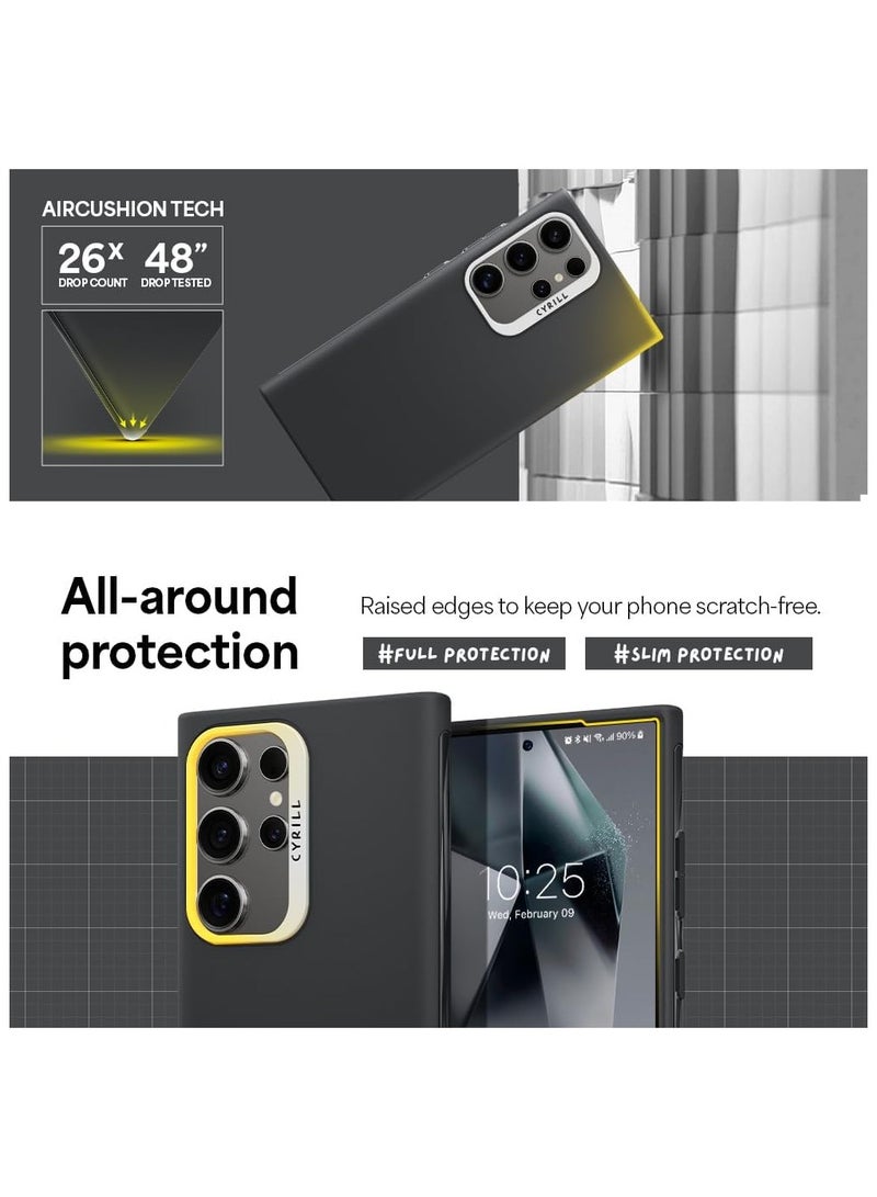 CYRILL Ultra Color Compatible with Samsung Galaxy S24 Ultra Case Cover [Matte Anti-Fingerprint] - Dusk - Image 5