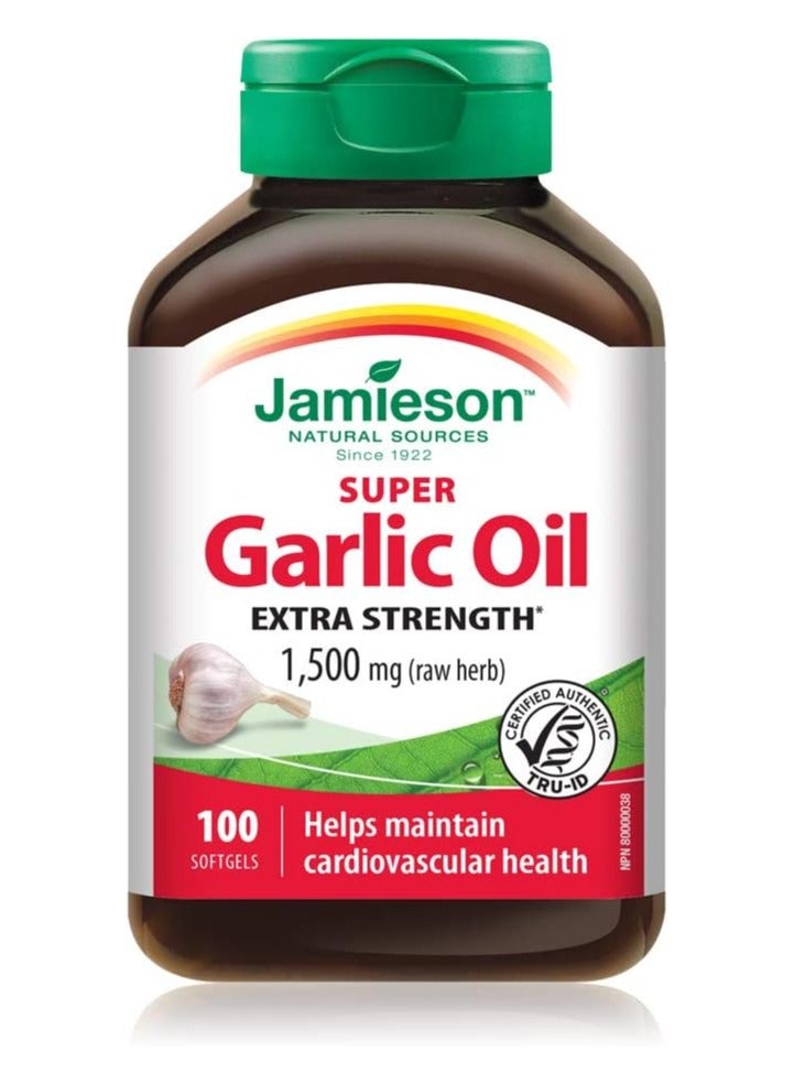 جاميسون جيميسون زيت الثوم الفائق 1,500 ملغ كبسولات هلامية، 100 كبسولة