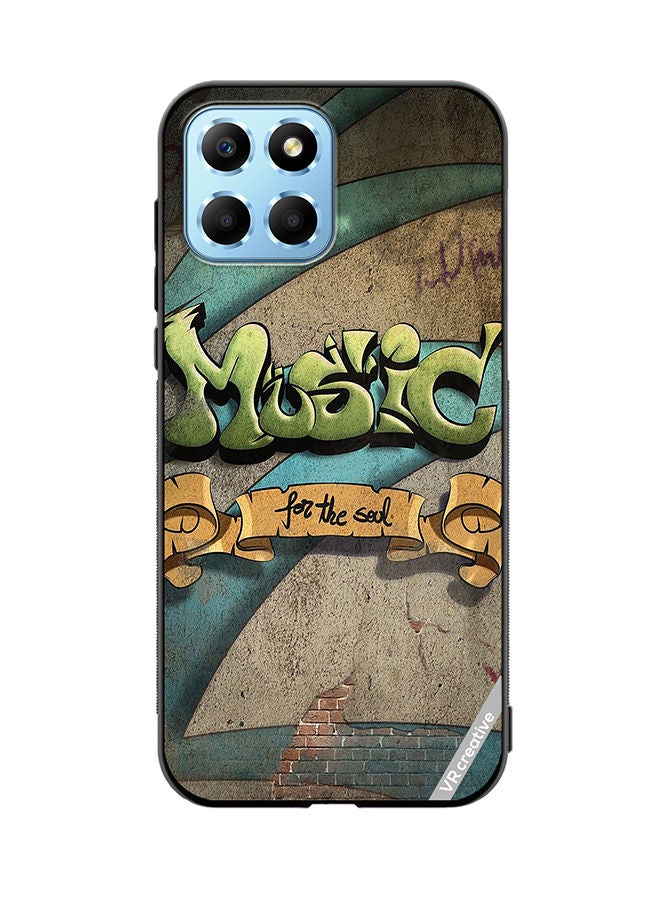 VR CREATIVE Protective Case Cover For Honor X8 5G Music For The Soul Design Multicolour - Image 1