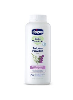 Chicco Baby Moments Talcum Powder For Babies With Rice Starch & Allantoin, 150G | Skin Powder For Infants| Toxin Free | Natural Ingredients To Soothe Skin | Dermatologically Tested On Sensitive Skin  - Image 1