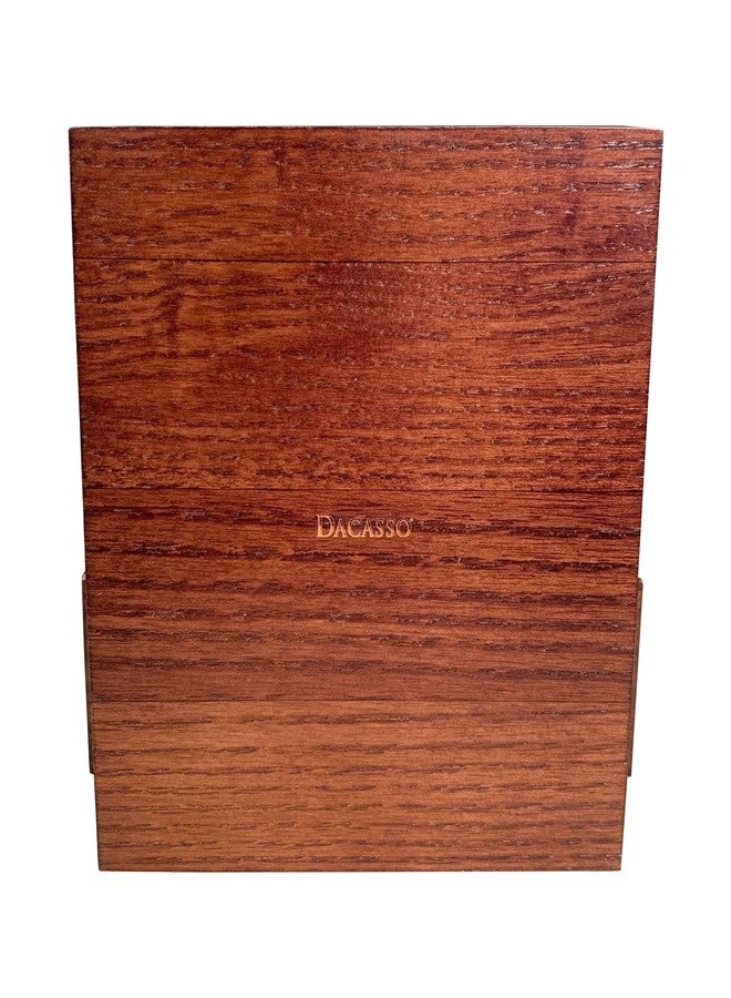 داكاسو طقم قواعد أكواب داكاسو من خشب الجوز والجلد (4 قطع) - Image 4