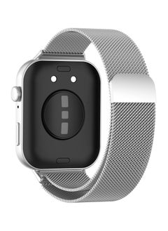 Generic Replacement Bracelet Wristband for Huawei watch fit 3 Bands, Metal Milanese Magnetic Loop Watch Strap, Sliver  - Image 2