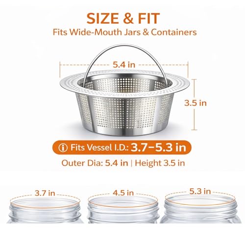 Leoriaie Pulp Strainer for Nama J2 Cold Press Juicer — Suitable for Nama J2 Juicer Secondary Fine Filter Accessories — 304 Stainless — Hand-Wash Easy Clean - Image 4