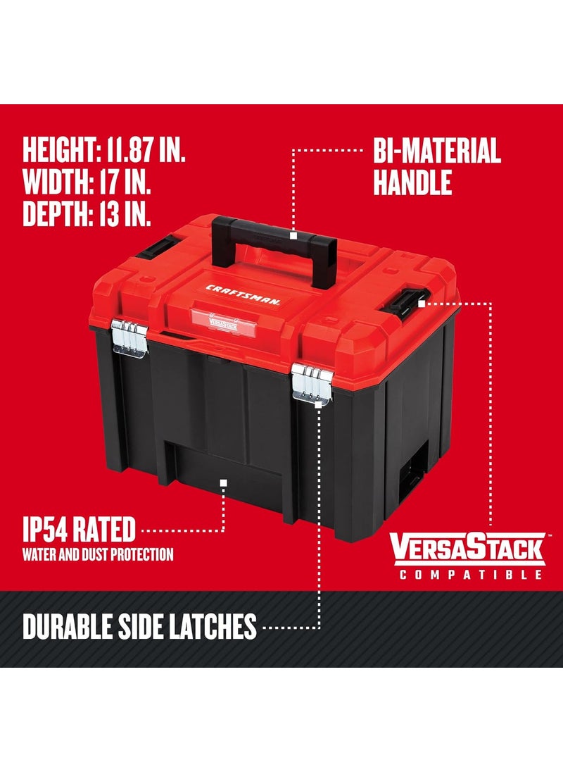 CRAFTSMAN CRAFTSMAN VERSASTACK Deep Tool Box Lockable 17in CMST17825  - Image 2