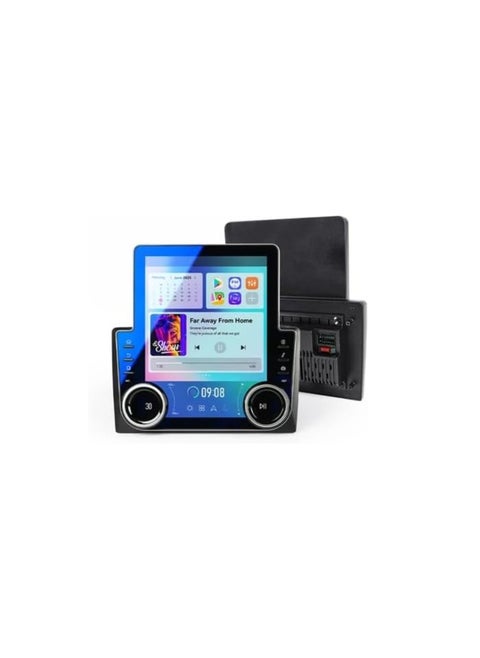 11.8 Inch Vertical Tesla Dual Knob 2K Intelligent Car Navigation System 4GB RAM 64GB Storage WiFi, GPS Navigation High-Resolution,Mirror-link,FM,Radio,USB, With AHD Camera
