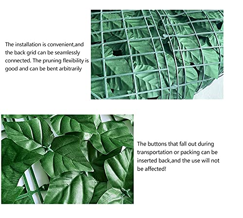 SOFIX Sofix Artificial Grass Fence Trellis with Leaves for Garden Balcony 1 Piece I Expandable Plant Fence Indoor Outdoor I Garden Decoration Item 3 Meter x 1 Meter 100 x 300 cm  - Image 4