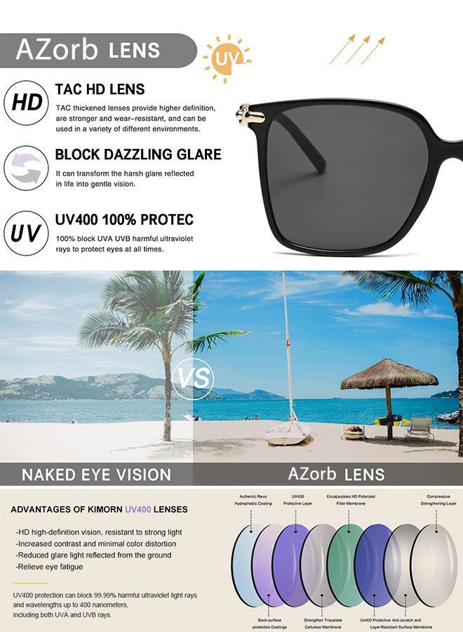 AZorb Sunglasses Women Men Chain Frame Fasion Design Sun Glassess Ladies Mens Square Ladies Men's Sunglass Aesthetic Eyewear UV400 Protection Shades for Outdoor Daily  - Image 2