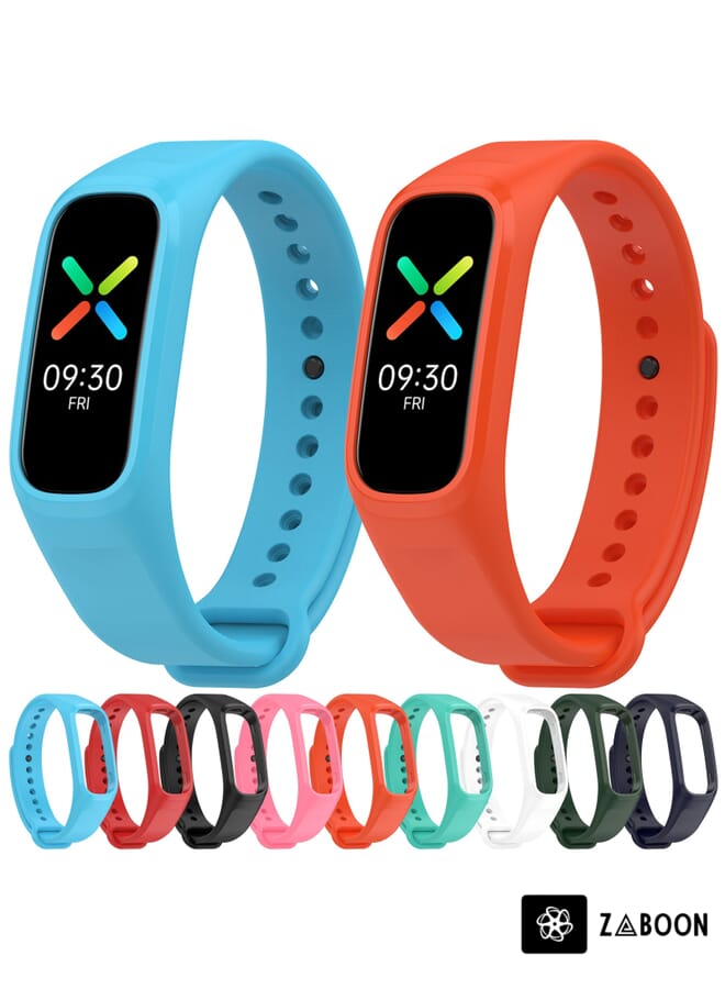 Zaboon OPPO Band Vitality Edition Waterproof Sweatproof Solid Color Watch Band - Image 3
