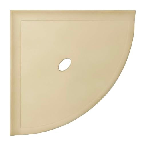 Questech 10 Corner Shower Shelf Retrofit Shower Organizer for Tiled Walls Corner Caddy Soap Dish Bathroom Storage Metro Flatback Sand Matte