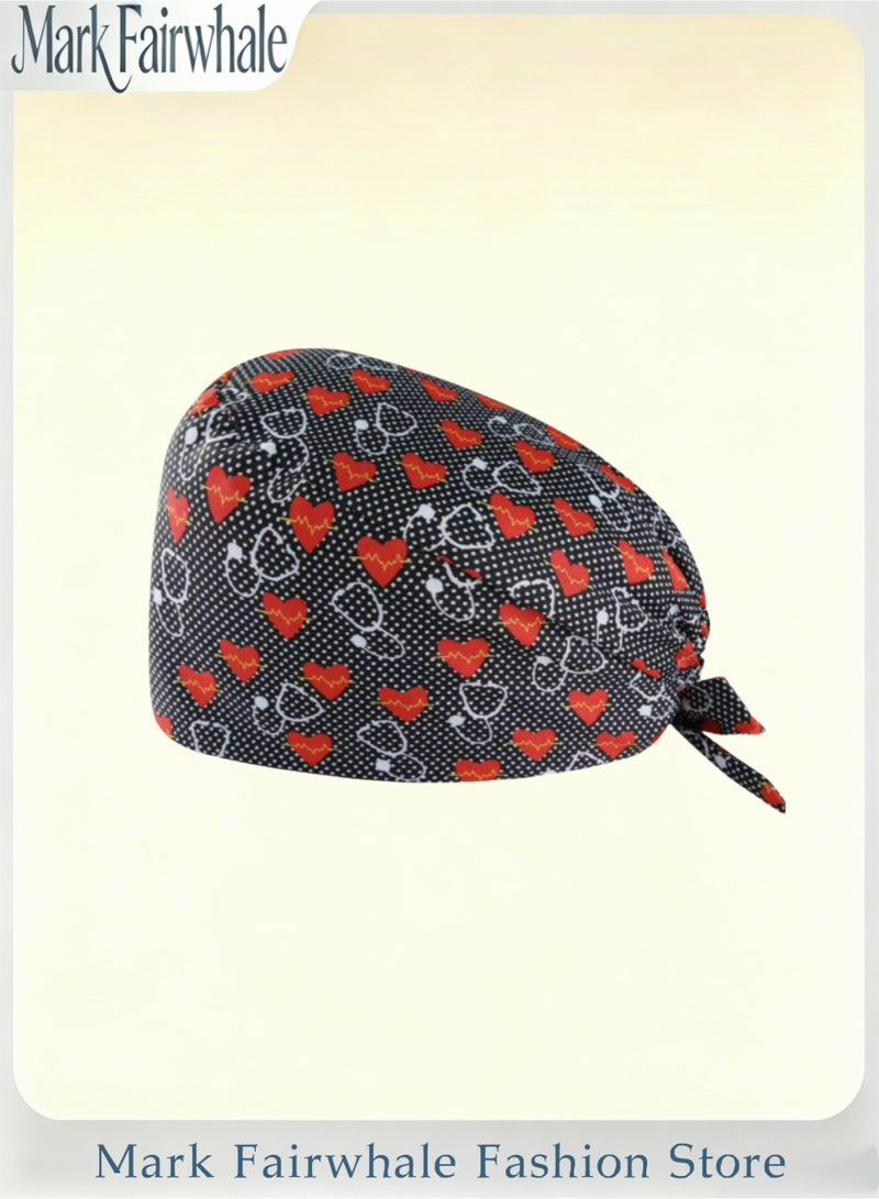 Mark Fairwhale New Medical Themed Printed Three Piece Medical Surgical Cap - Image 2