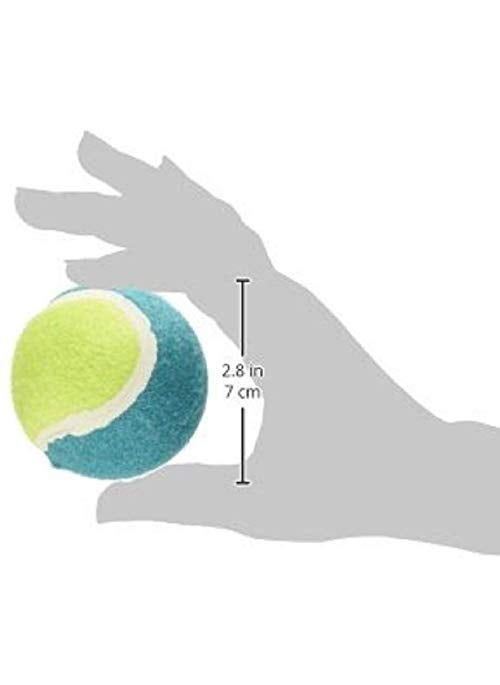 M Art M ART Rubber Light Weight Cricket Tennis Ball Blue Pack of 11 Balls Standard Size  - Image 2