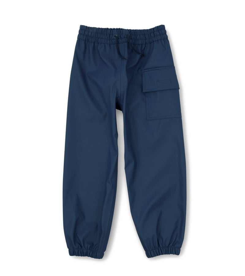 Hatley Kids Rain Pants, Navy, 8 Years - Image 5