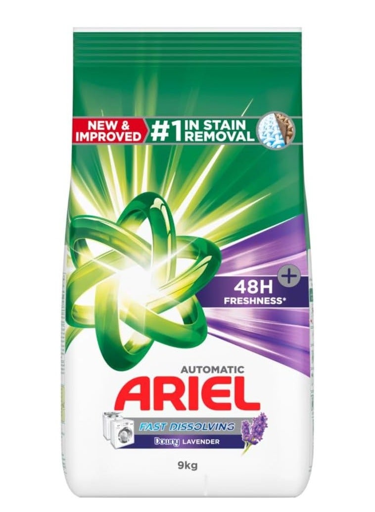 Ariel Ariel Fast Dissolving Laundry Detergent Powder with Lavender – 9KG  - Image 1