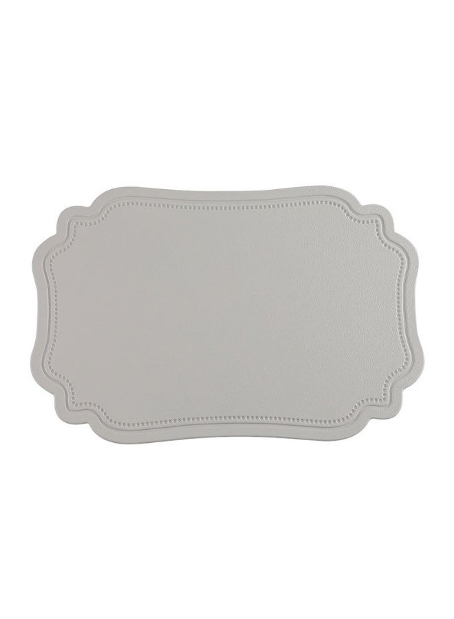 هومستر الجلد غسل أماكن ,سميكة الجلد الزائفة مقاومة للحرارة شكل مستطيل طاولة حصيرة,مقاومة للماء غير الانزلاق سهلة التنظيف مكان حصيرة للمطبخ قهوة غرفة الطعام طاولة 45 * 30 - Image 5