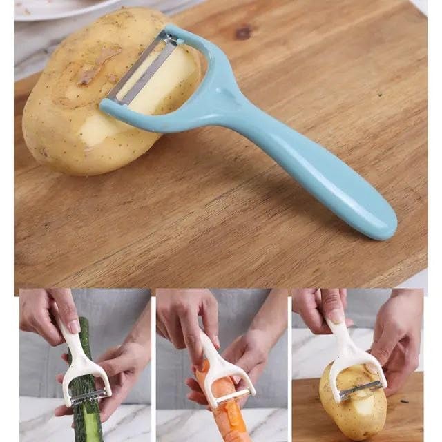 Ameedarshan Kitchen Scissor and Fruit Vegetable Peeler Kitchen Scissor with Case Multifunctional Stainless Steel Carrot Potato Peeling Tool & Scissor for Kitchen use Fish, Meat & Vegetable Cutting - Image 4