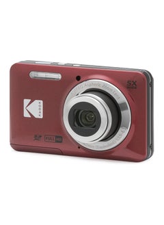 Kodak Co PIXPRO FZ55-RD 16MP Digital Camera 5X Optical Zoom 28mm Wide Angle 1080P Full HD Video 2.7" LCD Vlogging Camera (Red)  - Image 1