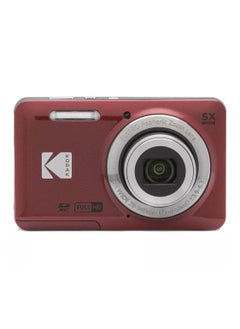Kodak Co PIXPRO FZ55-RD 16MP Digital Camera 5X Optical Zoom 28mm Wide Angle 1080P Full HD Video 2.7" LCD Vlogging Camera (Red)  - Image 2
