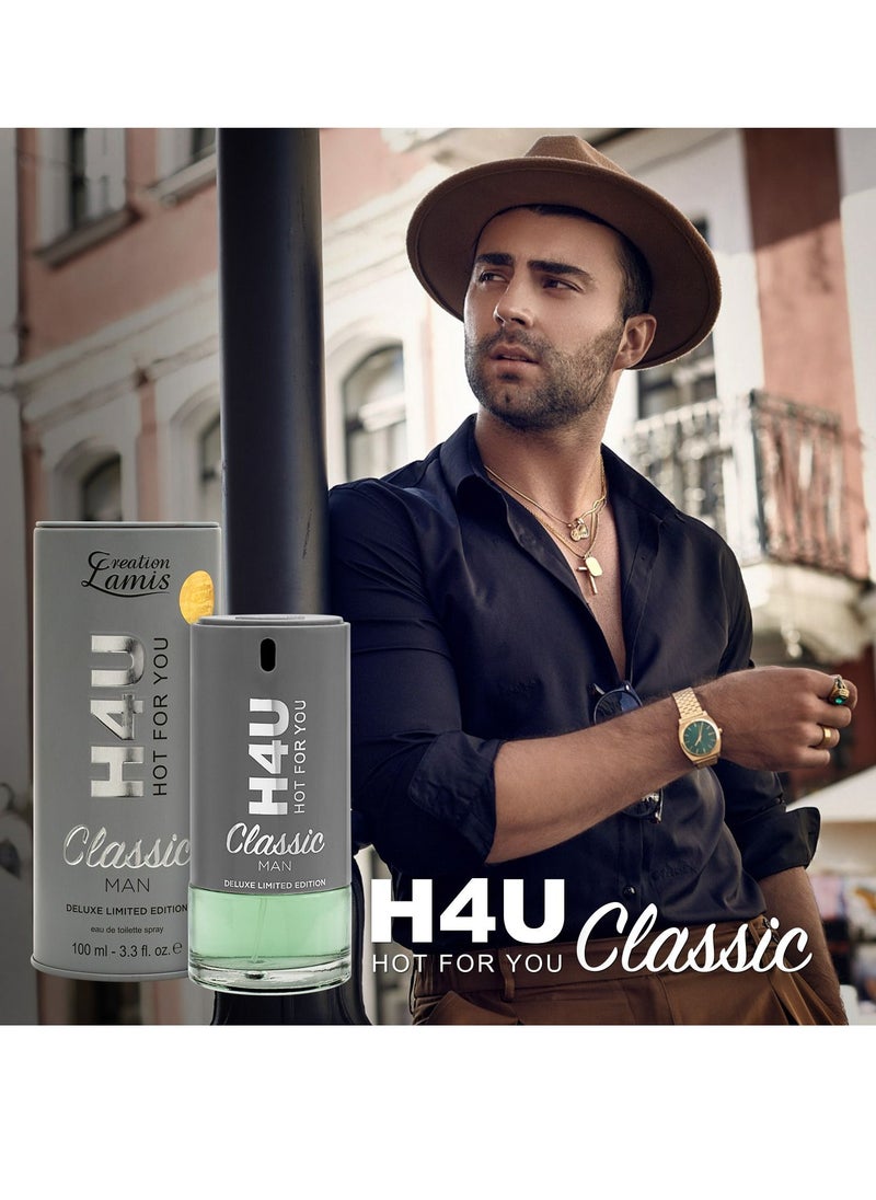 كرياشن لاميس - عطر او دي تواليت هوت فور يو كلاسيك للرجال 100 مل - Image 1